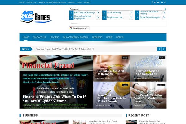 MH CampusMag theme site design template sample