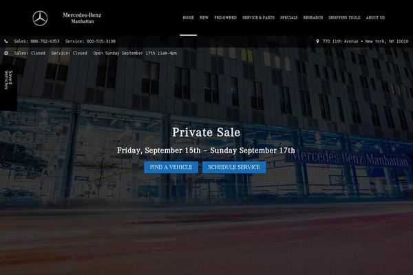 Dealer Inspire theme site design template sample