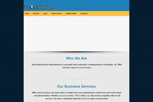 mbaadmin.com site used Responsive