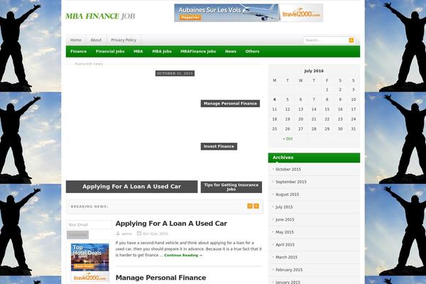 Resizable theme site design template sample
