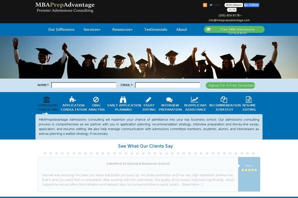 Site using Testimonials-showcase plugin