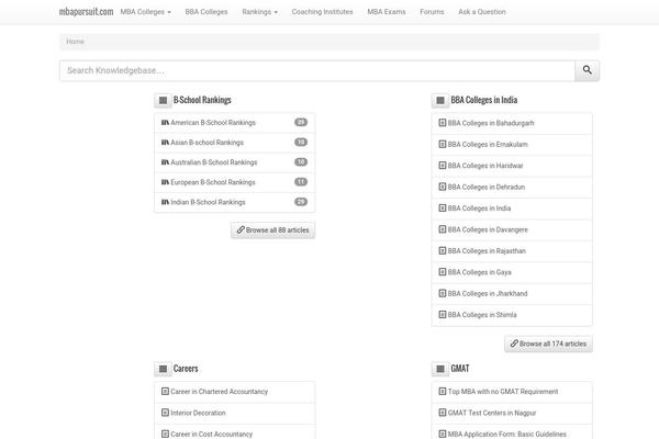 WP Knowledge Base theme site design template sample