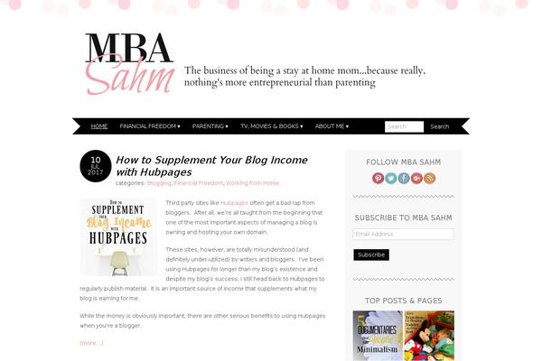 Adelle theme site design template sample