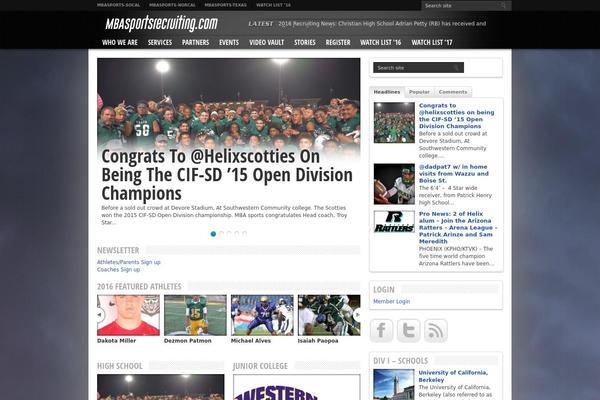 Resportsive theme site design template sample