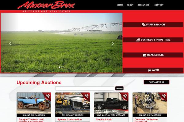 Roots theme site design template sample