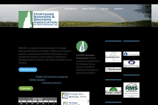 Magazine theme site design template sample