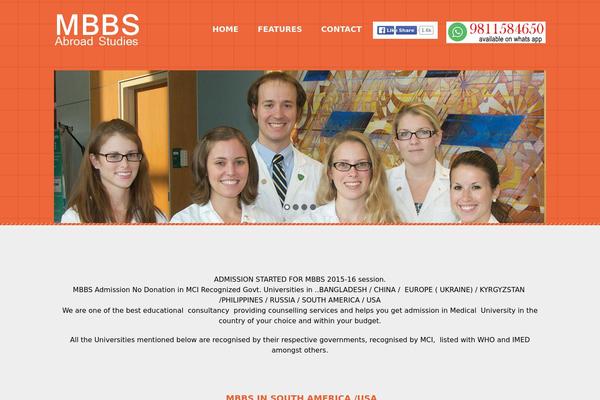Asa theme site design template sample