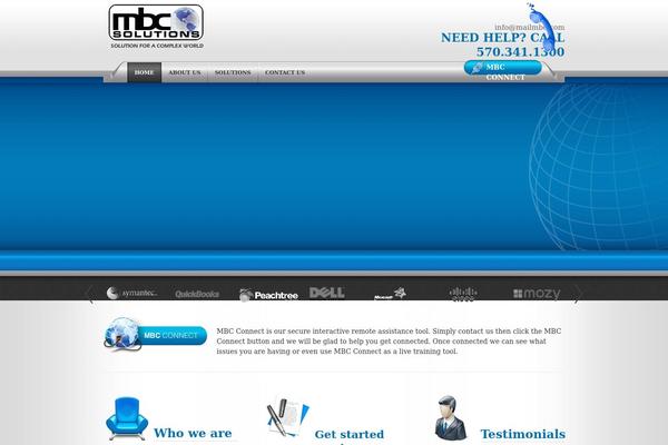Mbc theme site design template sample