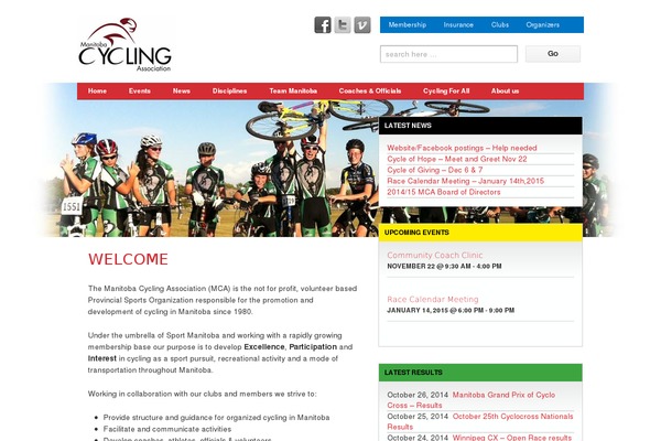 Mca theme site design template sample