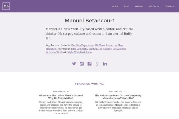 Mb theme site design template sample
