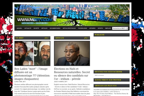 Reporter theme site design template sample