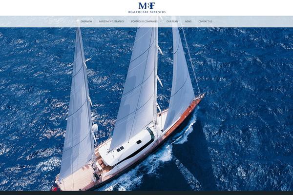 Marine theme site design template sample