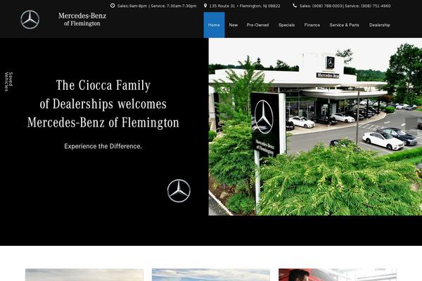 Dealer Inspire theme site design template sample