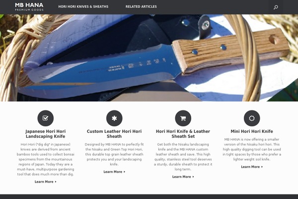 Vantage theme site design template sample