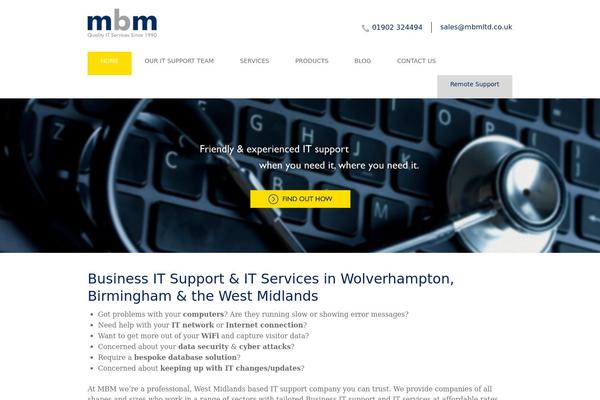 Mbm theme site design template sample