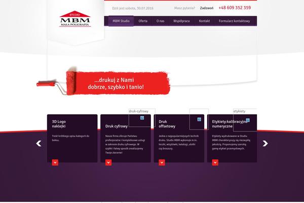 mbmstudio.pl site used Mbm