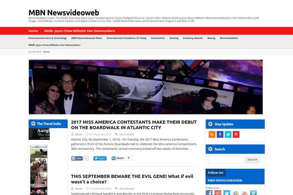 Weretech theme site design template sample