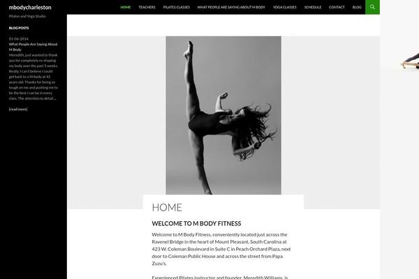 Twenty Fourteen theme site design template sample