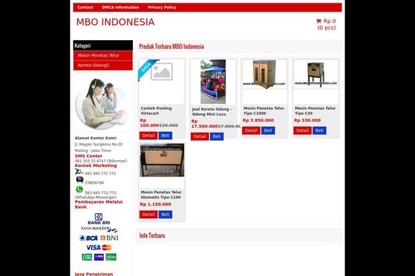 Minimarket theme site design template sample