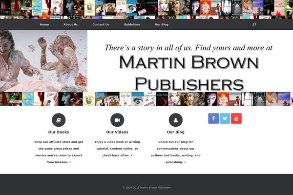 Vantage theme site design template sample