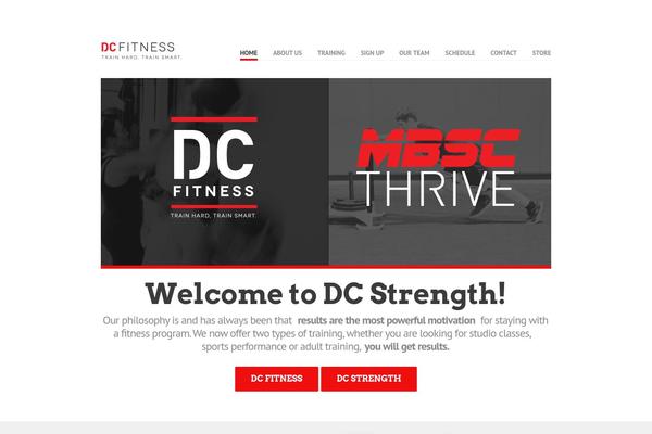Vanguard theme site design template sample