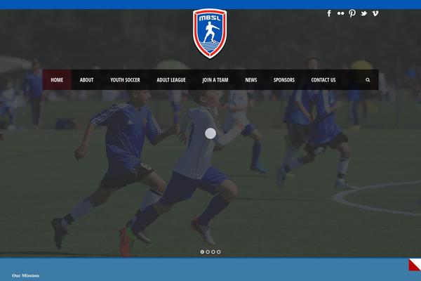 Site using Goodlayers-soccer plugin