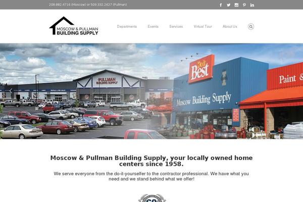 SiteOrigin Corp theme site design template sample