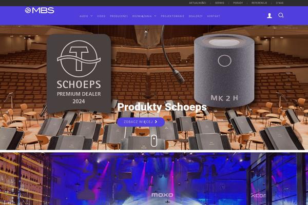 Mbs theme site design template sample