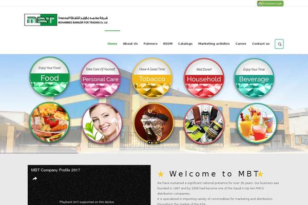 Site using Black Studio Touch Dropdown Menu plugin