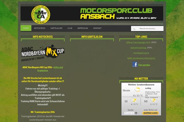 Metro theme site design template sample