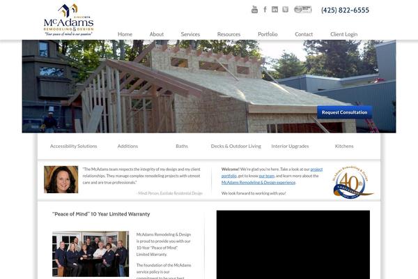 mcadamsremodeling.com site used Mcadams