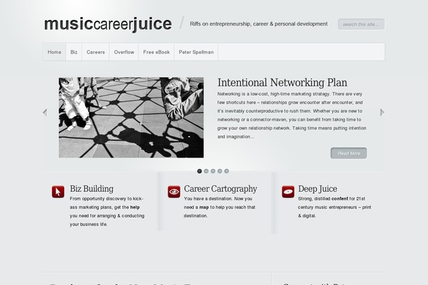 Minimal theme site design template sample
