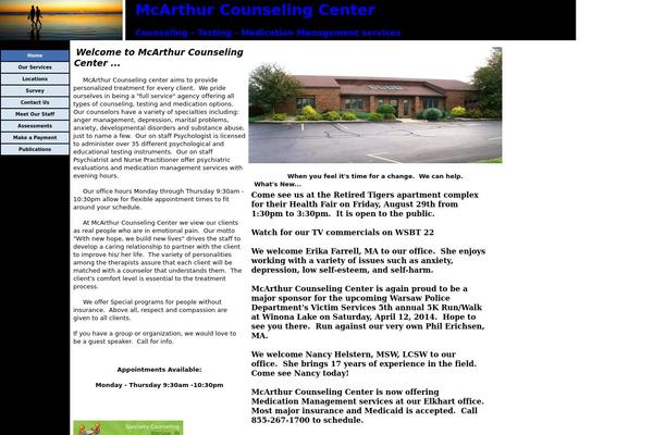 mcarthurcounselingcenter.com site used Allabout