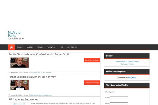 Site using Eletro Widgets plugin