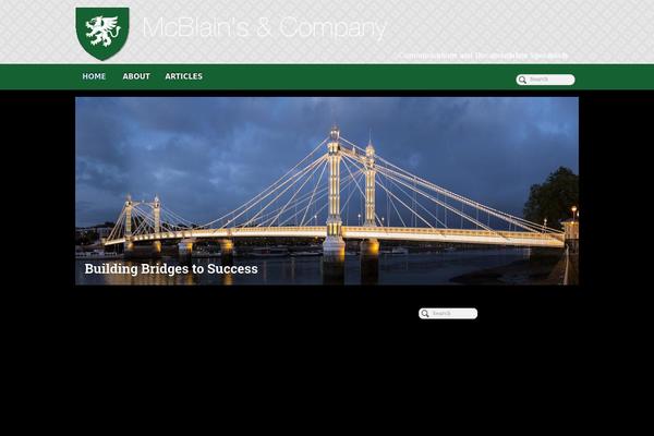 Atlantis theme site design template sample