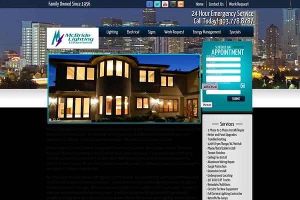 mcbridelighting.com site used Mcbride