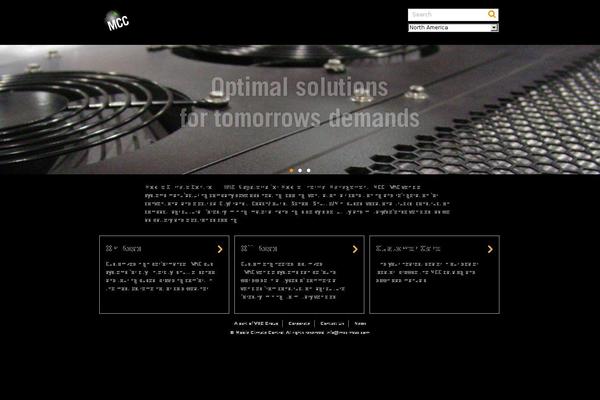 Mcc theme site design template sample