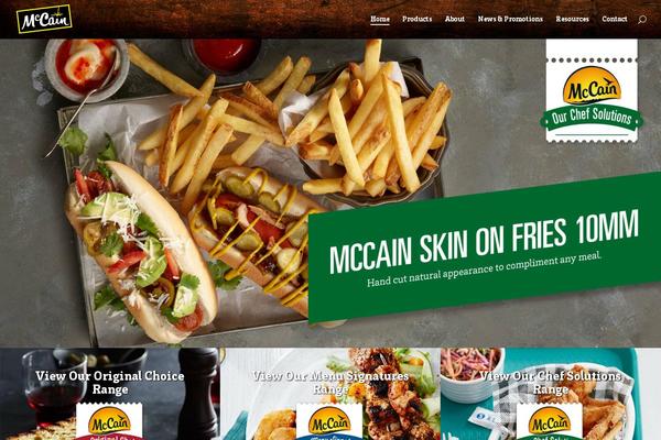mccainfoodservice.com.au site used Mccainfs