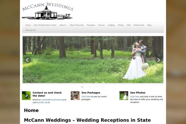mccannweddings.com site used Pagelines-framework-v2.x-free-master