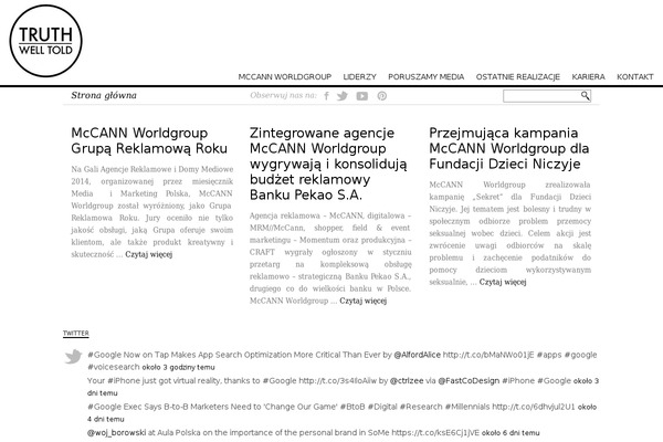 Mccann theme site design template sample