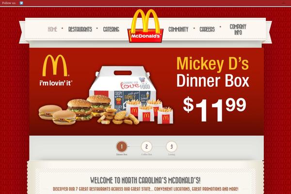 Mcd theme site design template sample