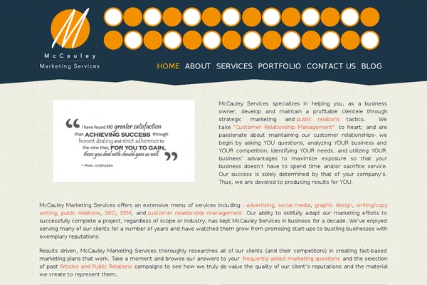 Tisa theme site design template sample