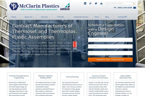 mcclarinplastics.com site used Mcclarin