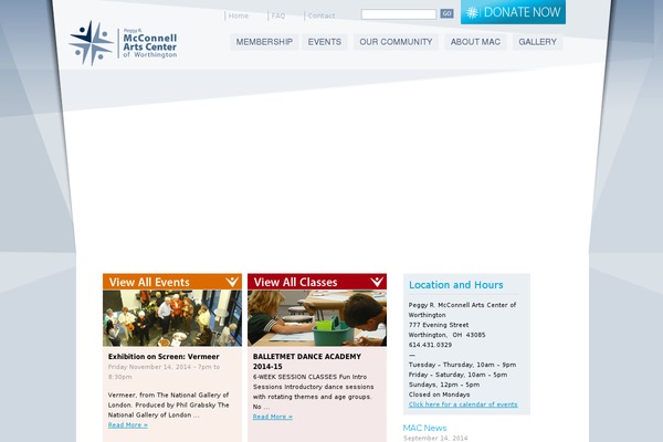 Site using Lightweight Grid Columns plugin