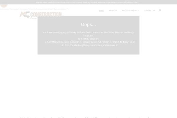 Jupiter theme site design template sample