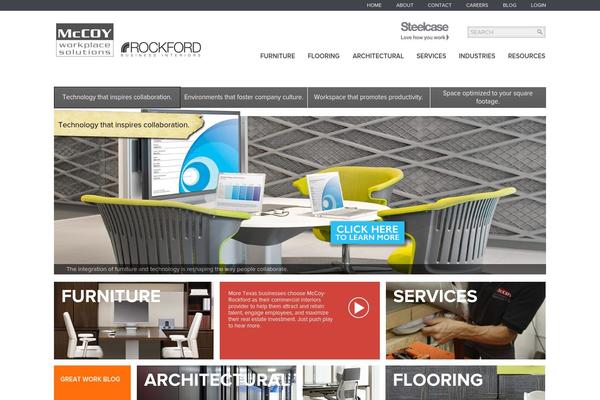 Site using Flexible Slider plugin