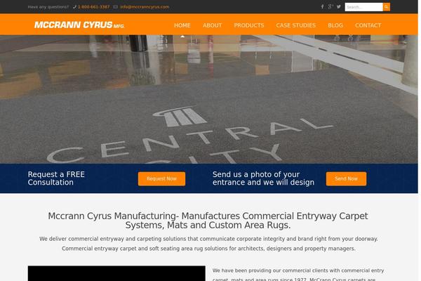 mccranncyrus.com site used Cyrus