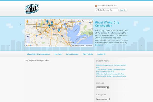 City Guide theme site design template sample