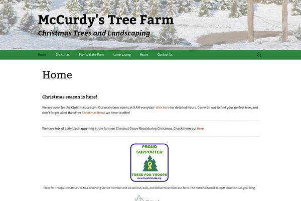 mccurdystreefarm.com site used Thesis