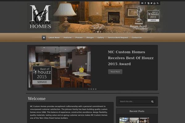 Arcadian theme site design template sample